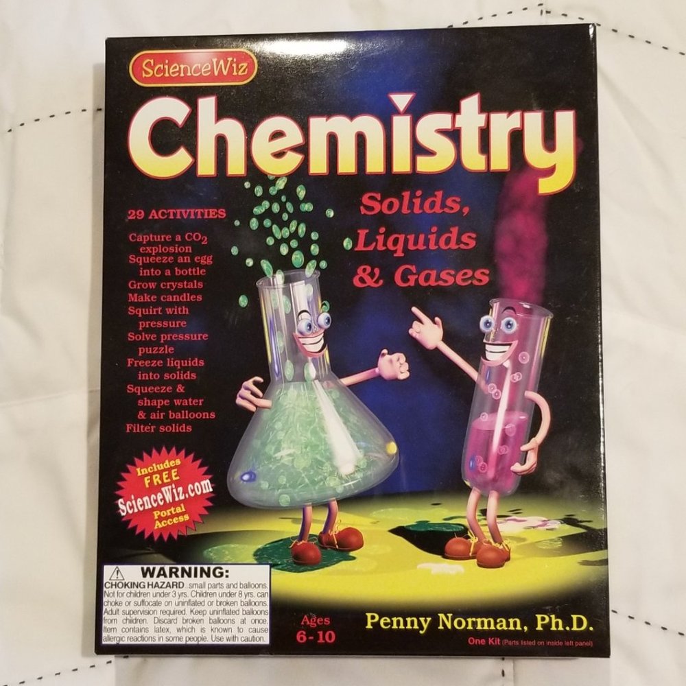 NEW ScienceWiz Chemistry Kit & Book